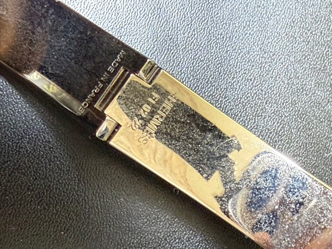 HERMES H バングル ホワイト