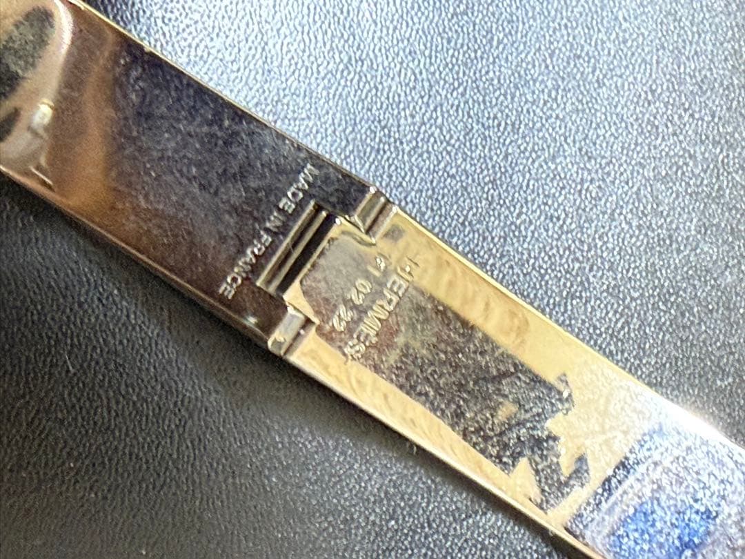 HERMES H バングル ホワイト