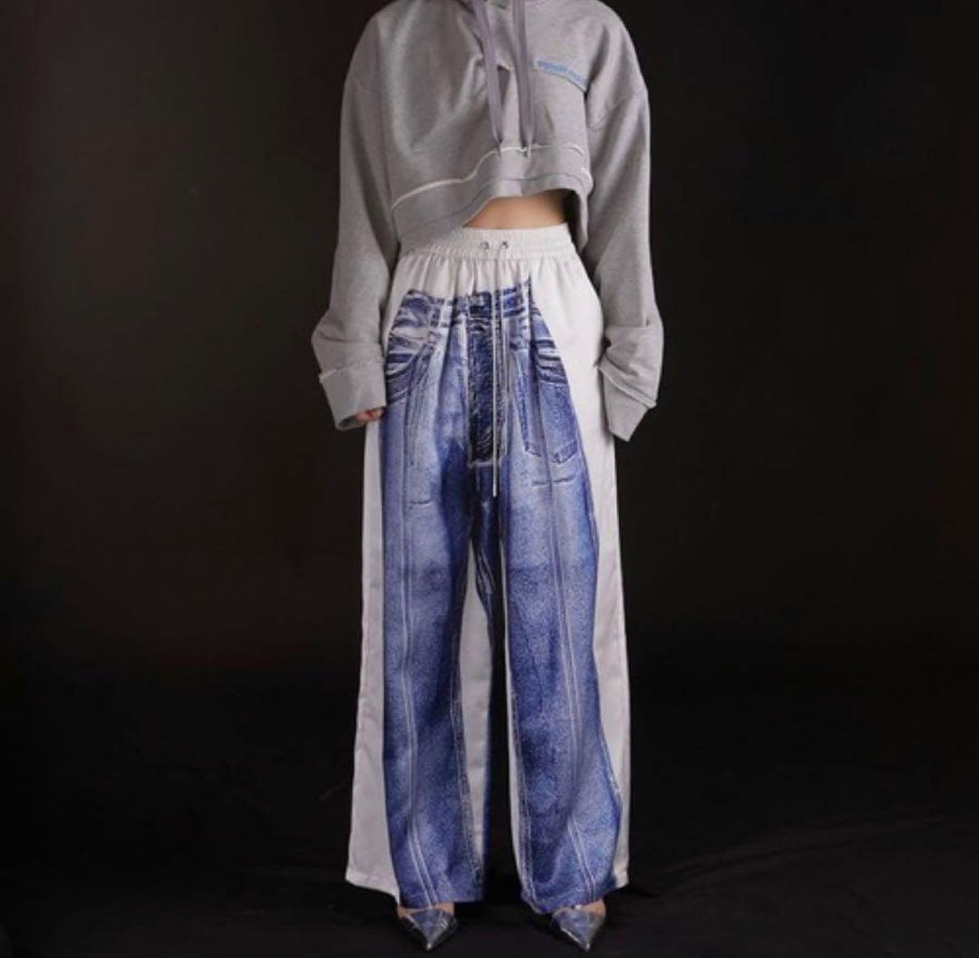 PRANK PROJECT デニムプリントイージーパンツ