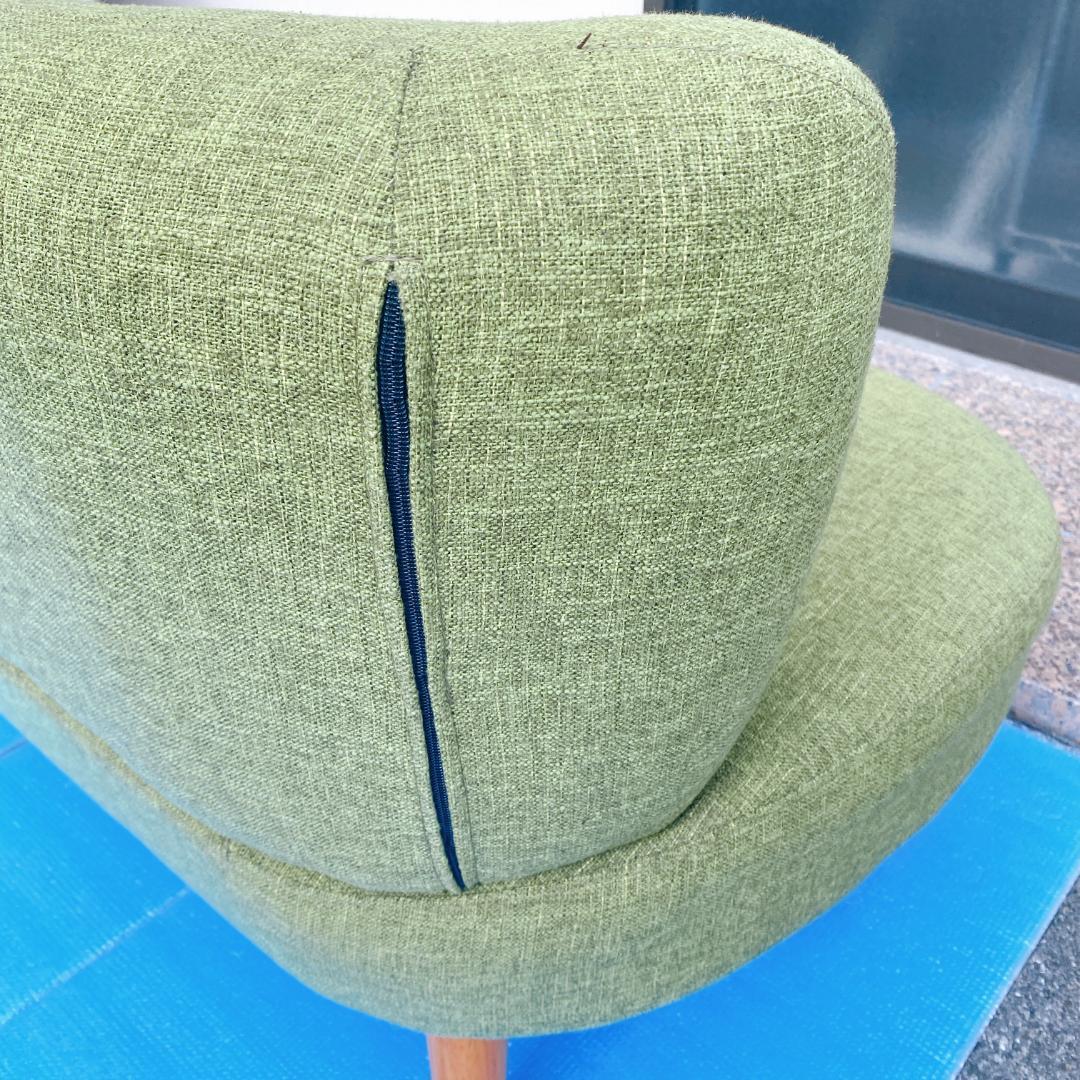 DAH　不二貿易 ソファ 2人掛け 幅123cm デイジグリーン