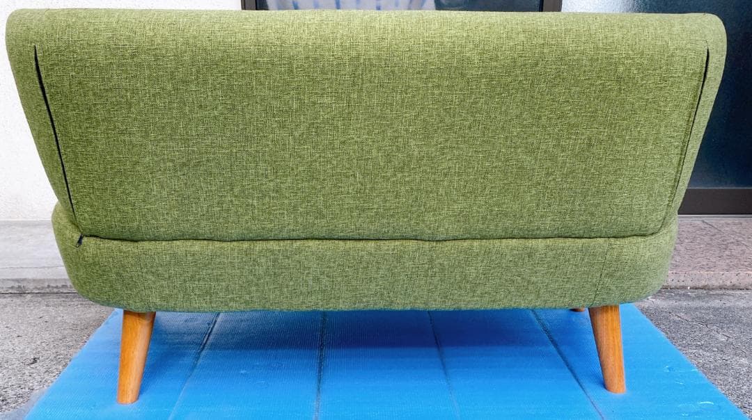 DAH　不二貿易 ソファ 2人掛け 幅123cm デイジグリーン
