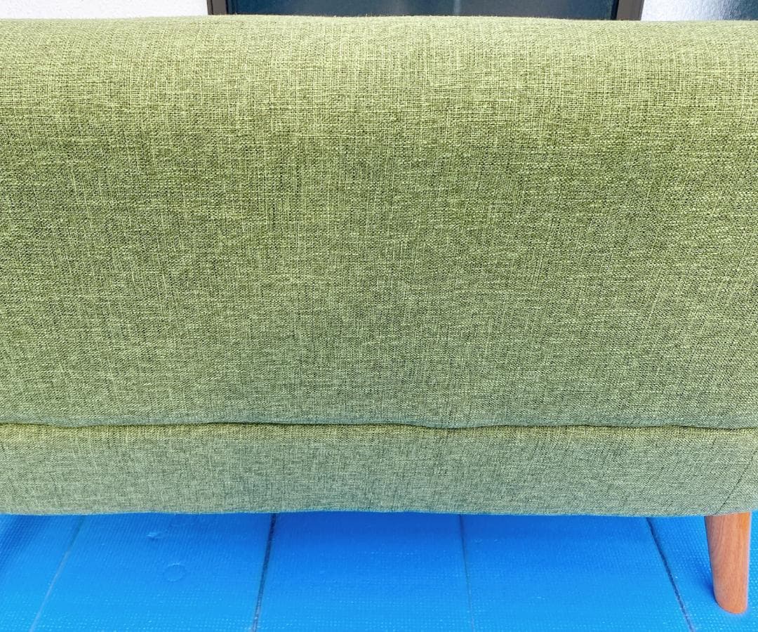 DAH　不二貿易 ソファ 2人掛け 幅123cm デイジグリーン