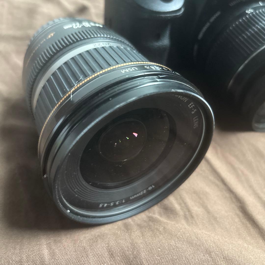 CANON 7D 本体➕EFS18〜55レンズ➕EFS10〜22レンズ