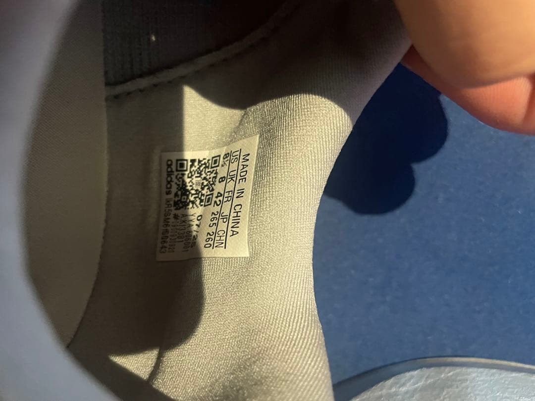 k*k様 adidas evo sl 26.5ランニングシューズ グレー/レッド