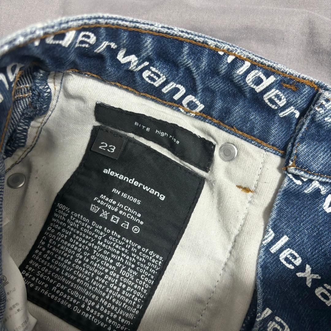 alexander wang Bite ロゴ ハイライズ ショートパンツ 23