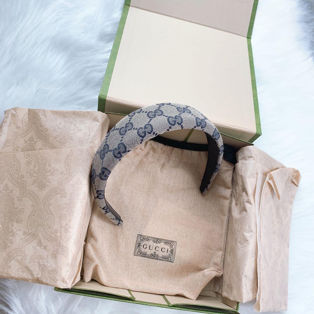 【正規品】GUCCI カチューシャ GG キャンバス ヘアバンド