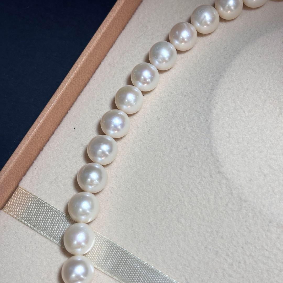 超大珠✨　パール　ネックレス　イヤリング　9.4-10.1 本真珠　SILVER