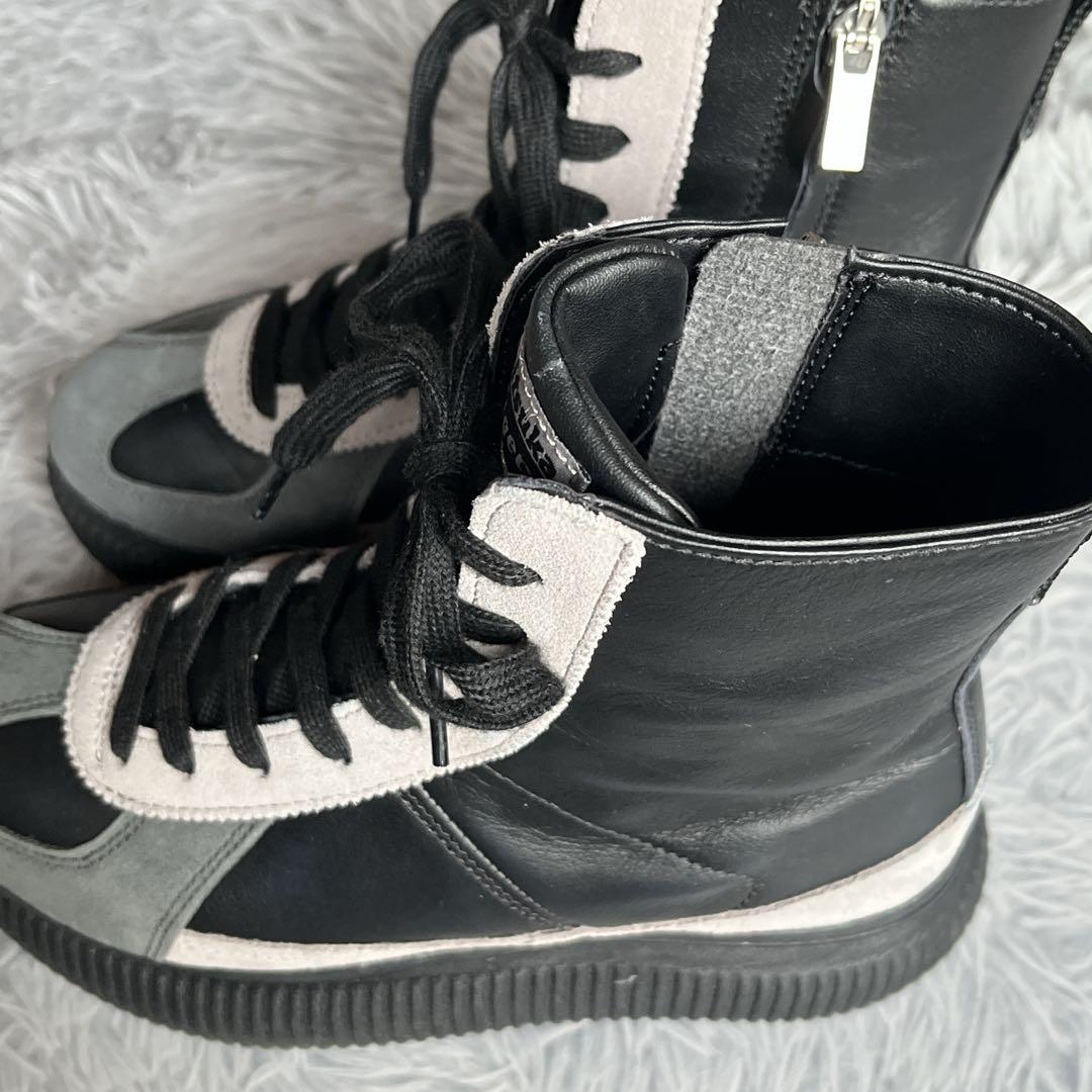 オニツカタイガー デレシティ ブーツ 22.5 黒 シューズ 厚底 靴 防寒