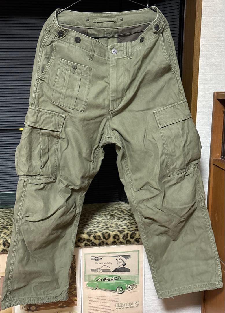 ナイジェルケーボン　アーミーカーゴパンツ