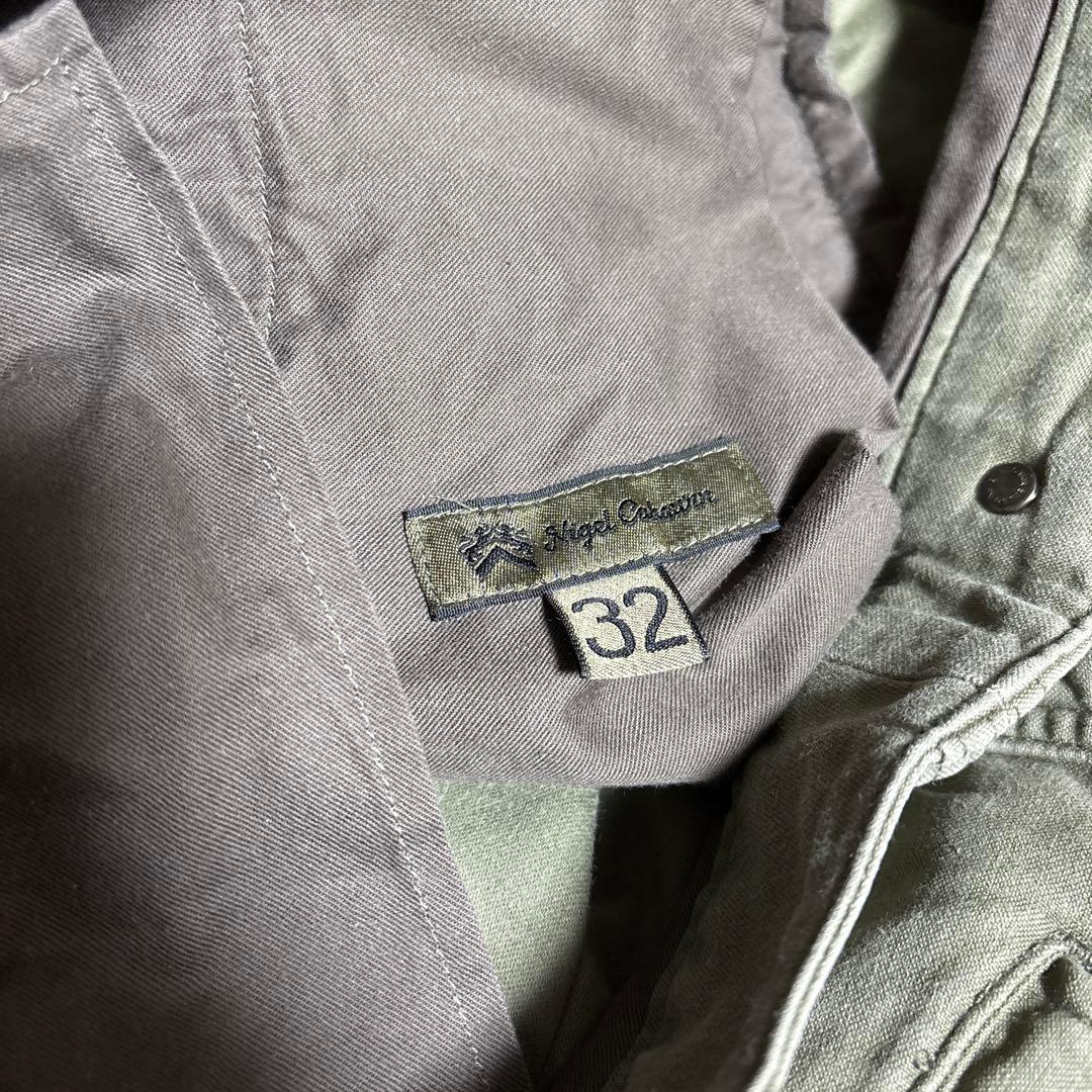 ナイジェルケーボン　アーミーカーゴパンツ