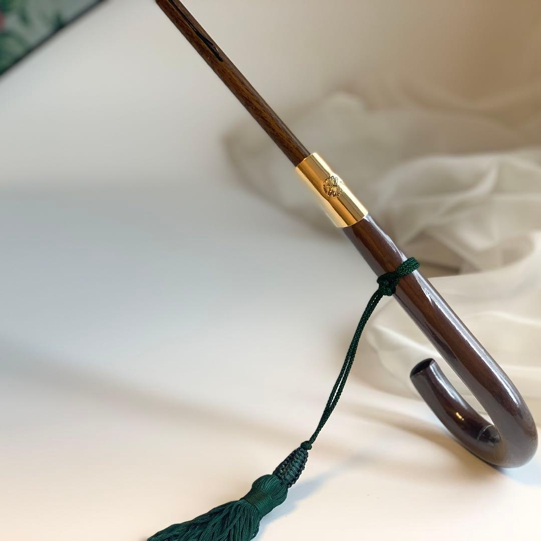 新品未使用 前原光榮商店 レディース雨傘 ロゼッタ ボトルグリーン 数量限定品