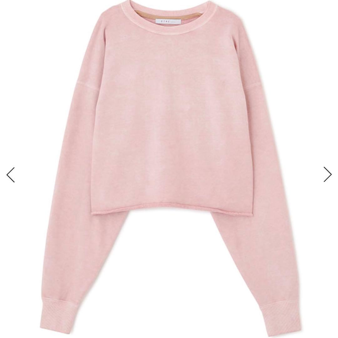 etre tokyo ショートスウェットシャツ　ピンク