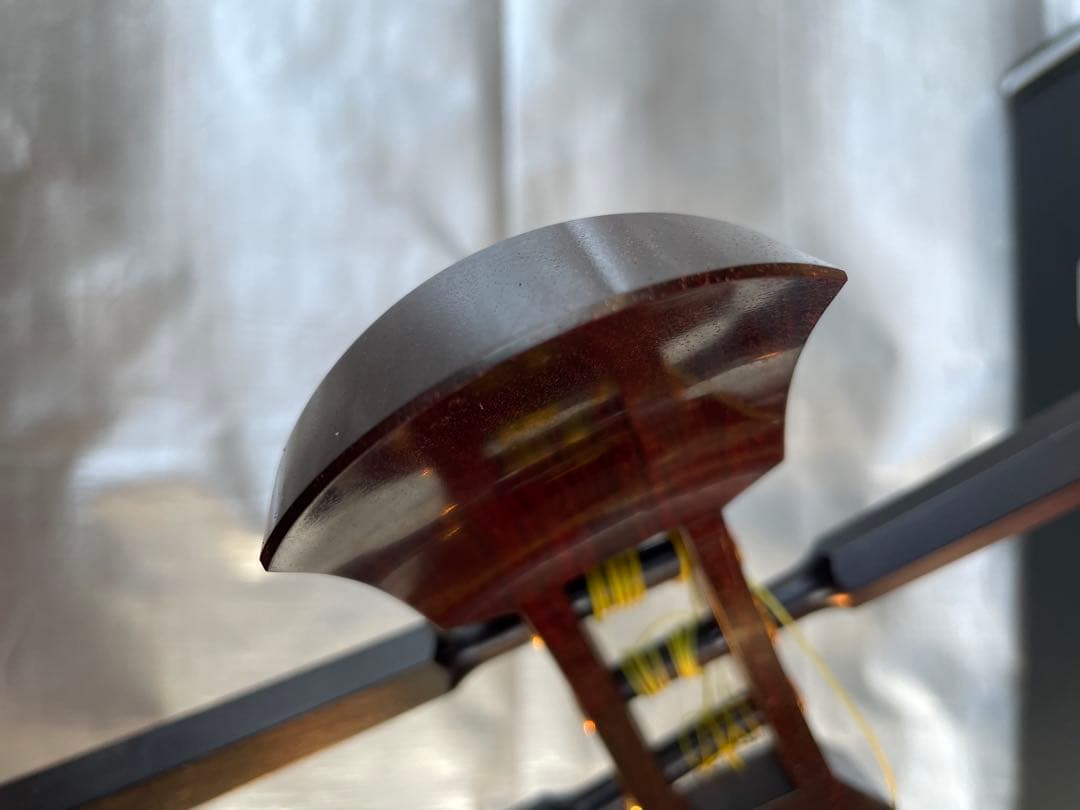 紅木三味線 ケース付 付属品一式 現状品