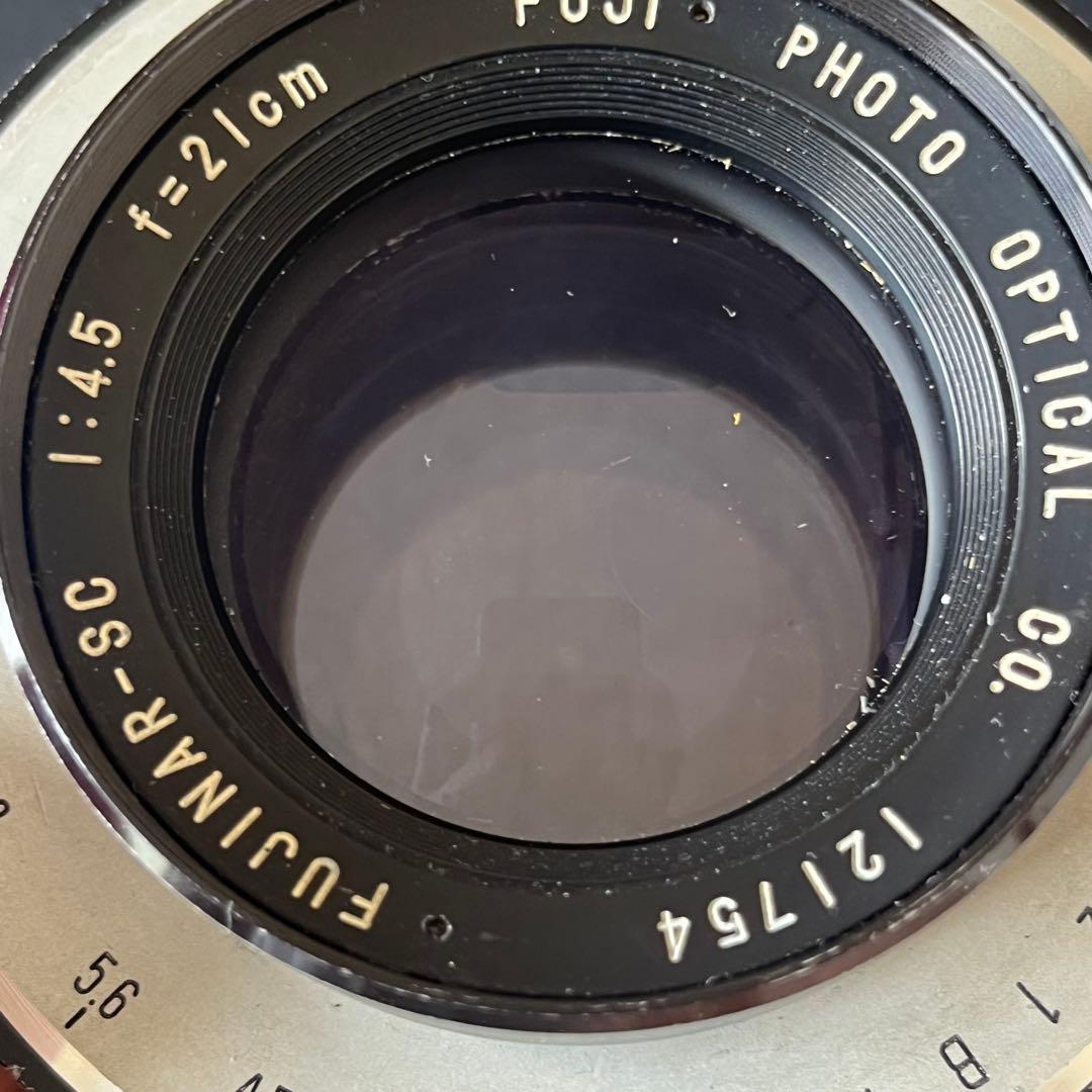 フィルムカメラ FUJI Fujinar-SC 21cm f/4.5 Copal No. 3
