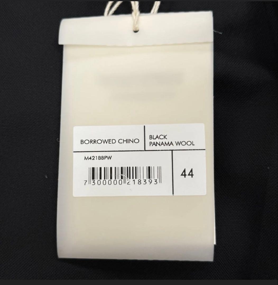 パンツ ourlegacy borrowed chino blackpanamawool