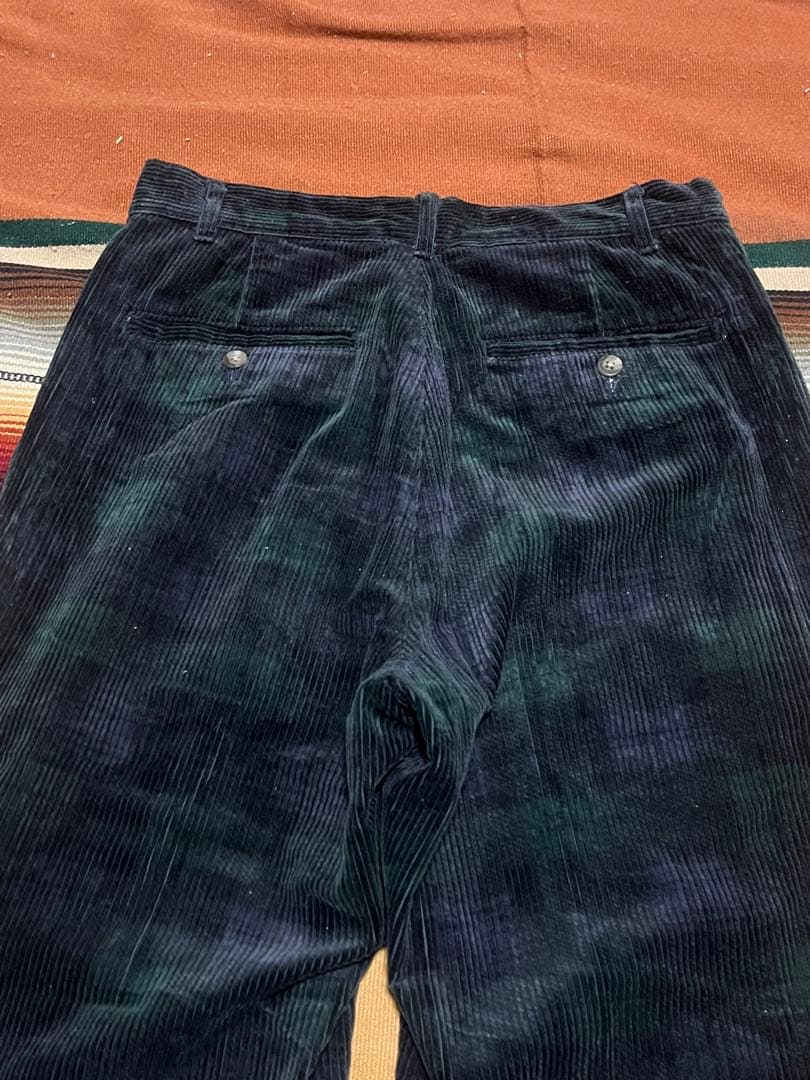 90s Ralph Lauren コーデュロイパンツ \"BLACK WATCH\"