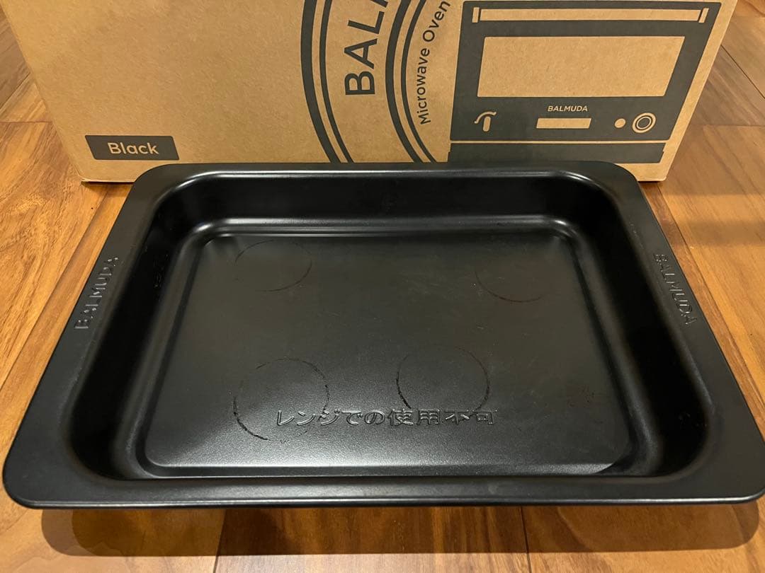 【ジャンク品】BALMUDA オーブンレンジ ブラック