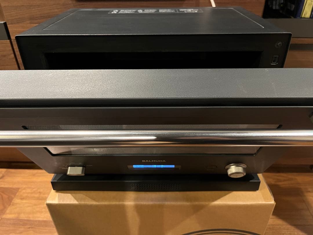 【ジャンク品】BALMUDA オーブンレンジ ブラック