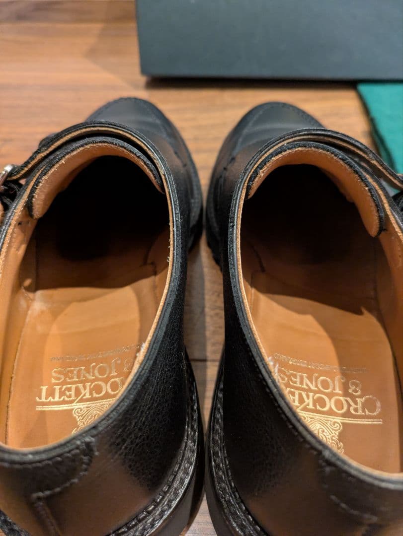 whitby crockett＆jones モンク グレイン 7E クロケット