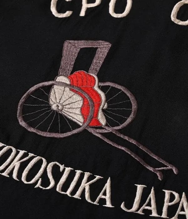 東洋 TT39103 SUKA BOWLING SHIRT XXL 黒 半袖