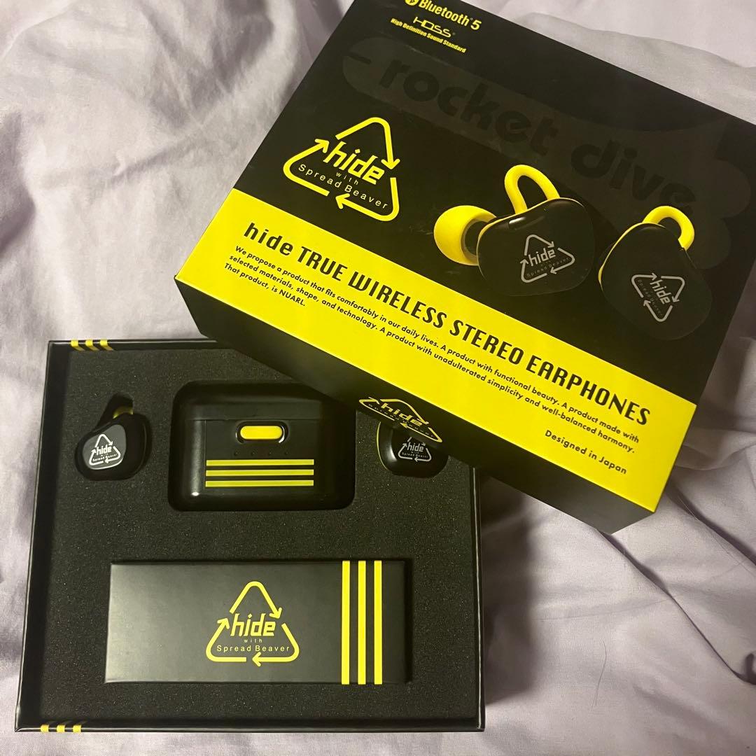 イヤホン hide TRUE WIRELESS STEREO EARPHONES