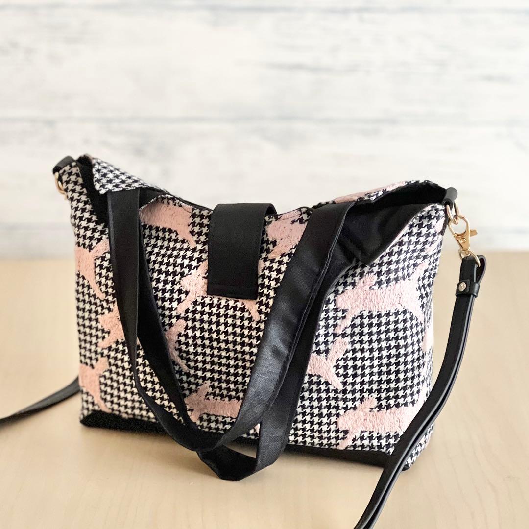 ミナペルホネン runrunrun 持ち手付きショルダーバッグMB509-091