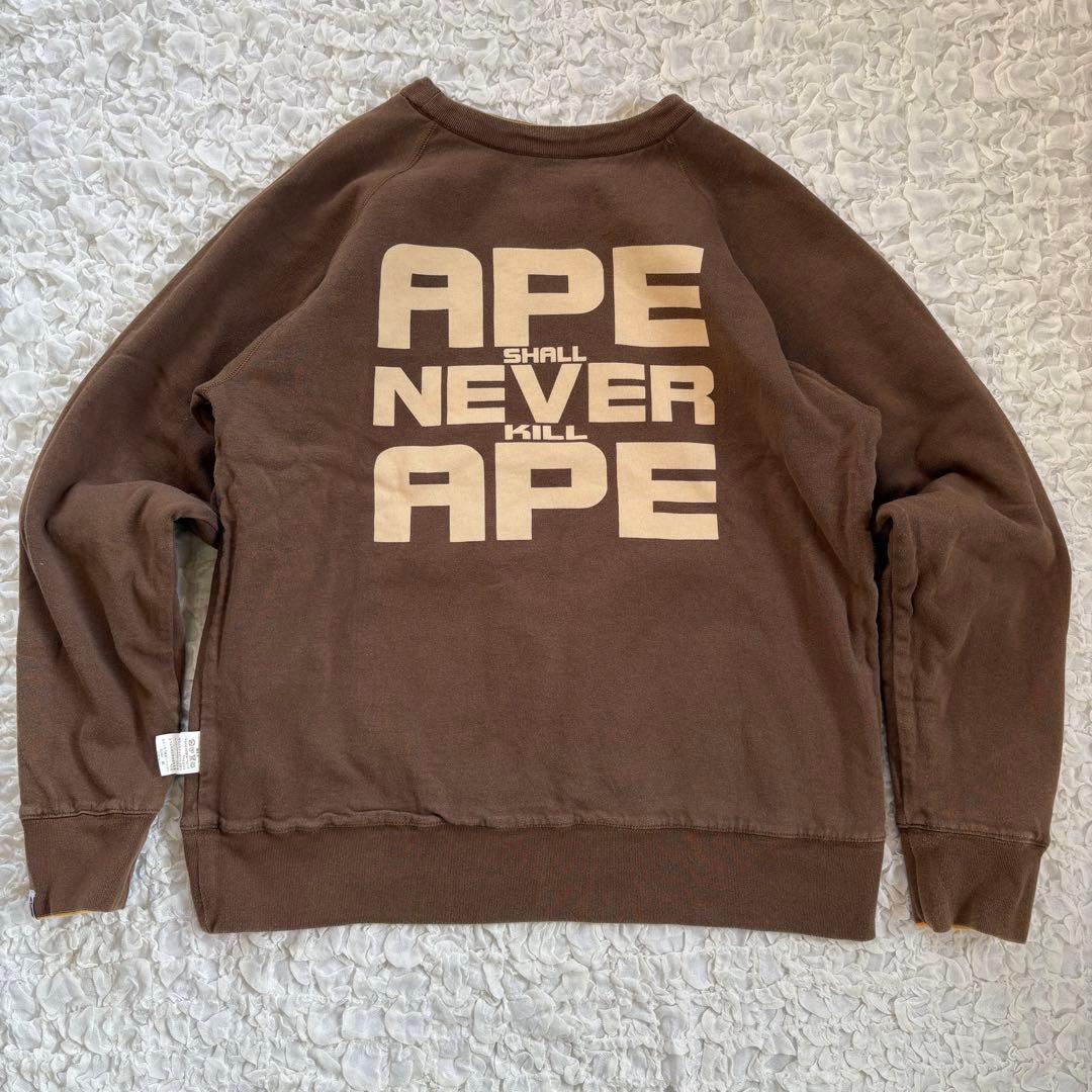 A BATHING APEエイプ4面スウェット4way NIGO期