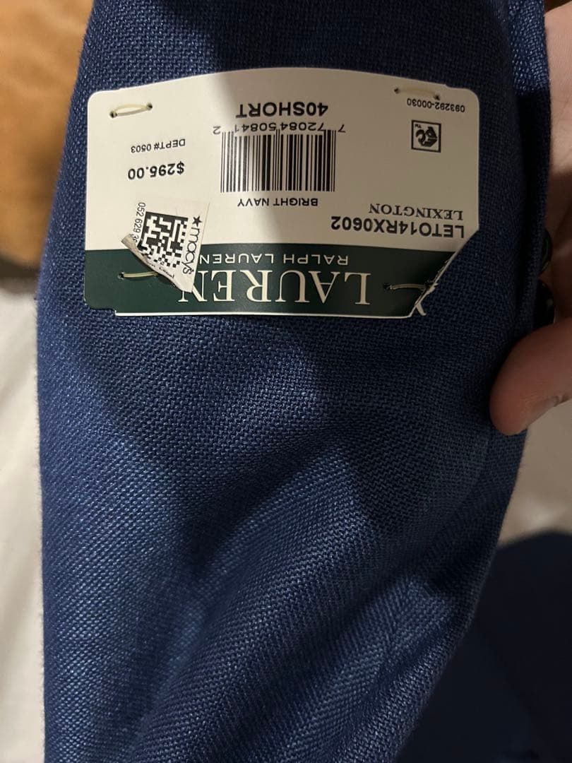 【新品未使用】RALPH LAUREN ネイビー テーラードジャケット