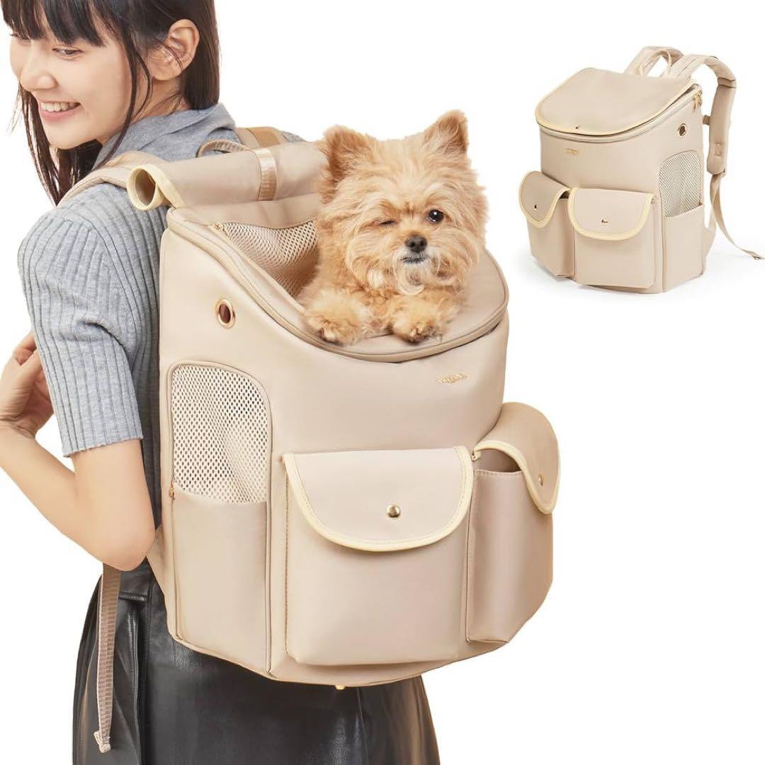 【期間限定】PETTENA 犬 リュック 小型犬 負担軽減 あごのせパッド付き