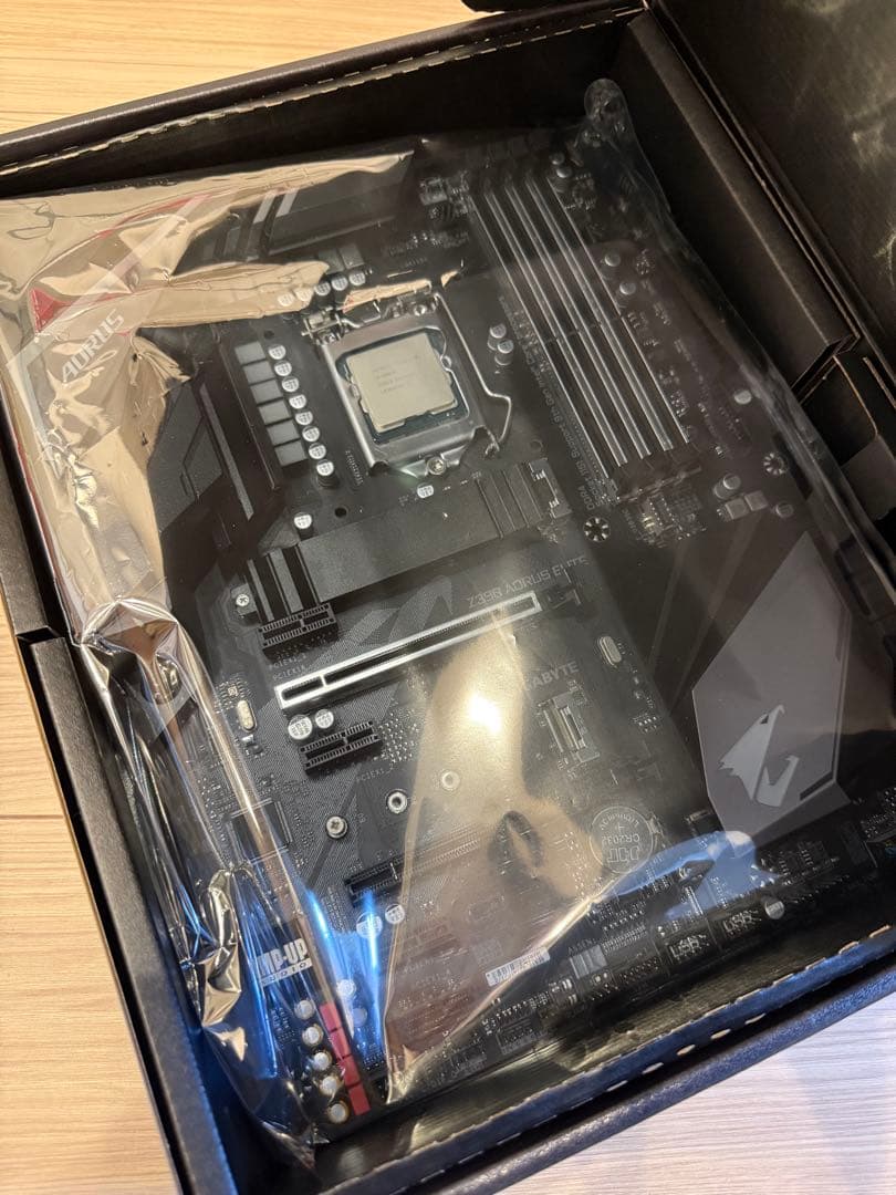 マザーボード Z390 AORUS ELITE + Intel Core I9-9900K