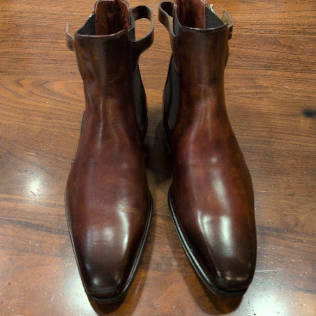 holly MAGNANNI ダークブラウン サイドゴアブーツ