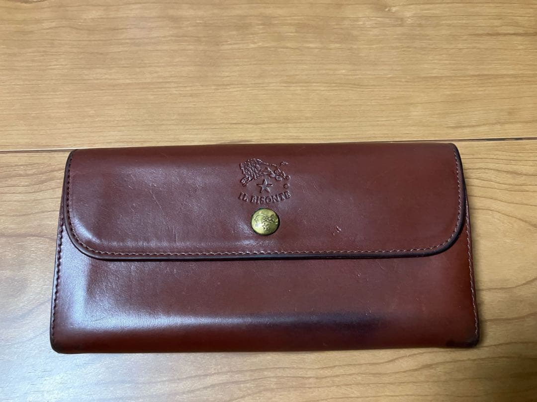 IL BISONTE バケッタスムースレザー 長財布