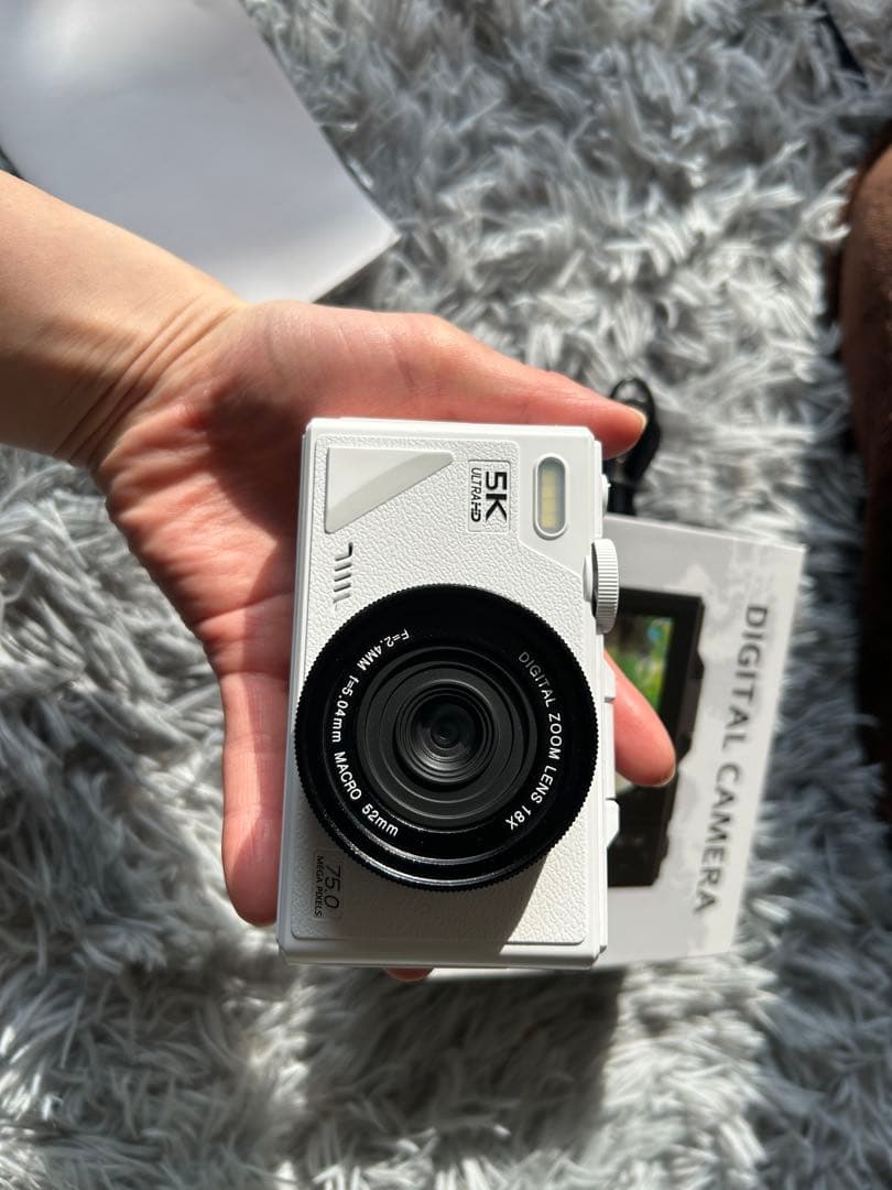 5K コンパクトデジタルカメラ ホワイト