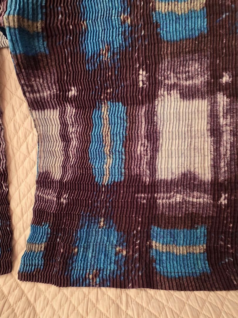 美品 M 2 イッセイミヤケ プリーツプリーズ カットソー