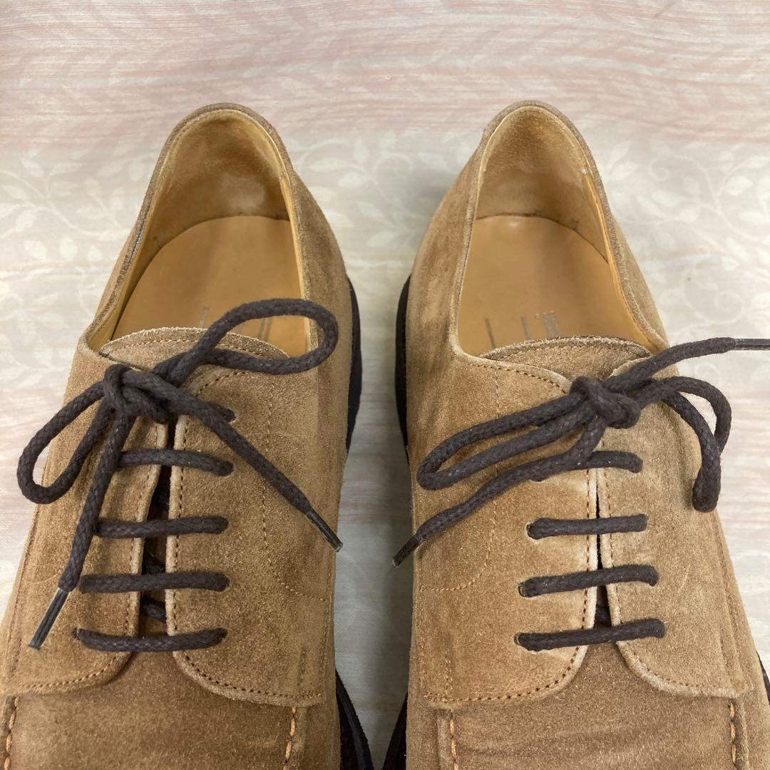 dunhill 茶スエードUチップ　8 1/2