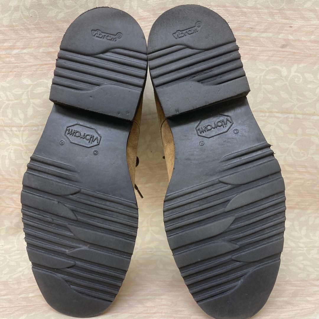 dunhill 茶スエードUチップ　8 1/2