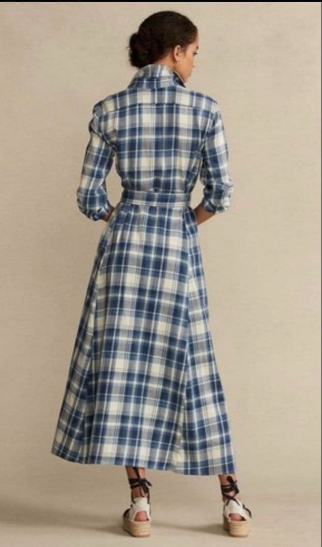 POLO RALPH LAUREN チェック柄シャツワンピースS