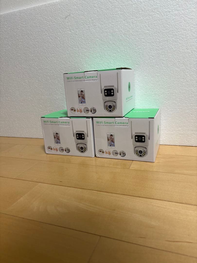 Wi-Fi Smart Camera 防犯カメラ　3個セット