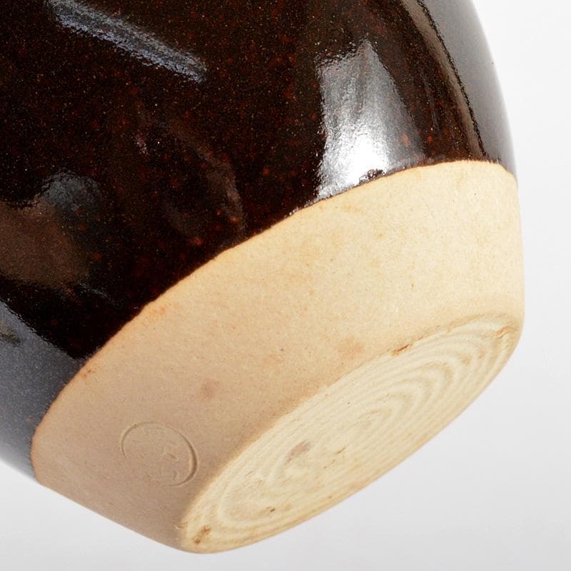 茶道具　玉領作　茶入　仕覆付　共箱　V　5723