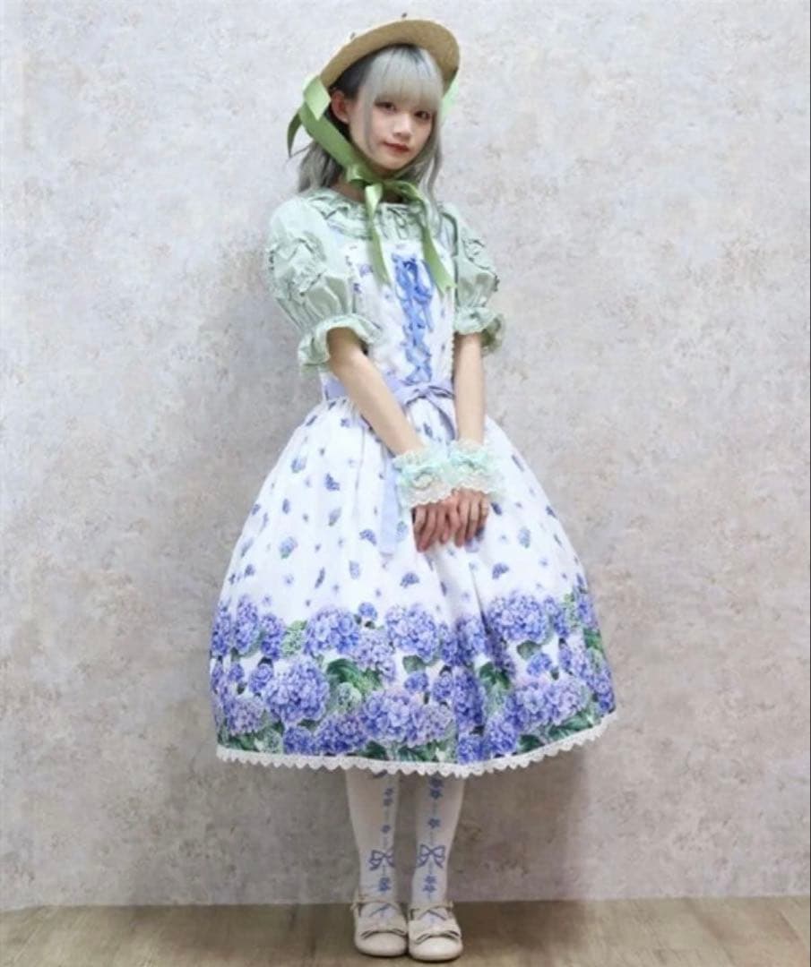 シャルミエール　ハイドレンジアジャンスカ　白　紫陽花　アクシーズファムカワイイ