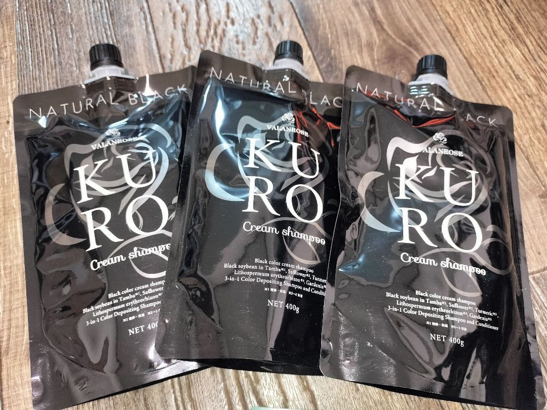 3個セット KUROクリームシャンプー　 VALANROSE