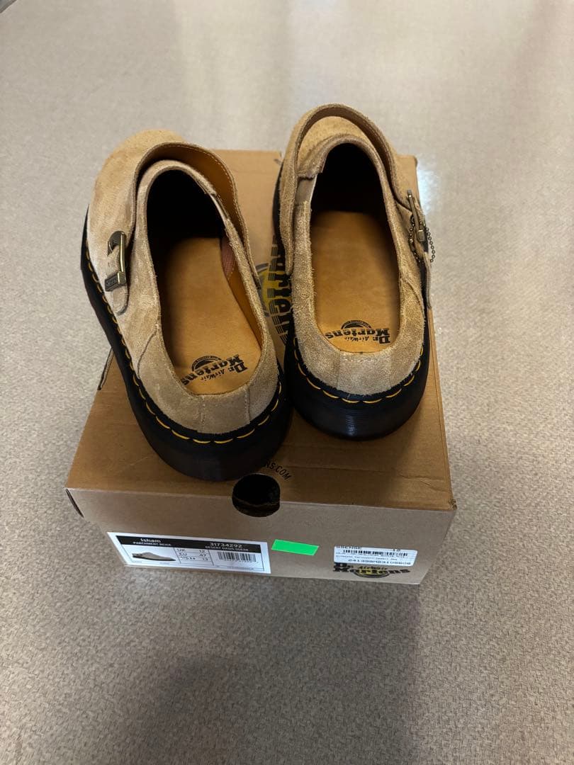 Dr.martens ベージュIshamスリングバックミュール