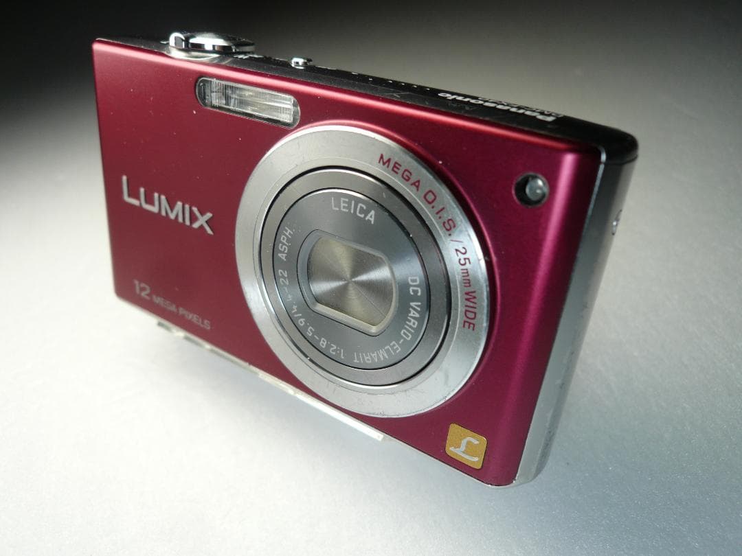 LUMIX★DMC-FX40⭐️レッド⭕️安心の実働品★5倍ズーム1210万画素