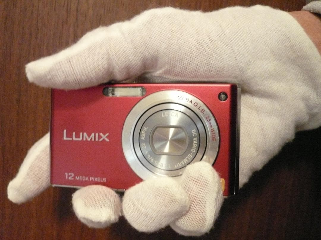 LUMIX★DMC-FX40⭐️レッド⭕️安心の実働品★5倍ズーム1210万画素