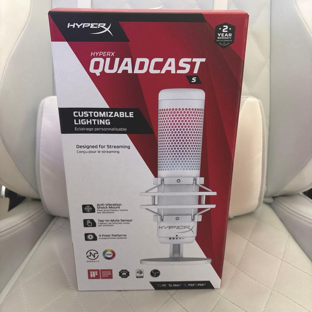HyperX QUADCAST S ホワイト