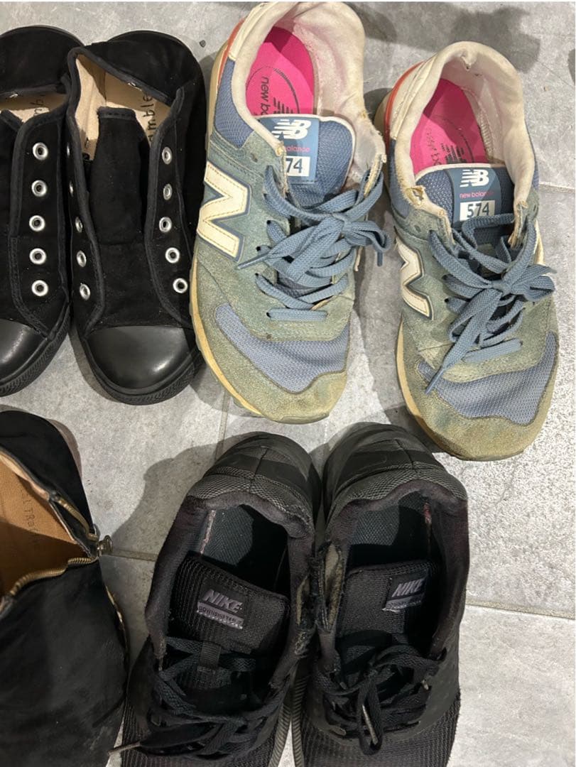 ss0529　運動靴　4足セット キッズスニーカーセット