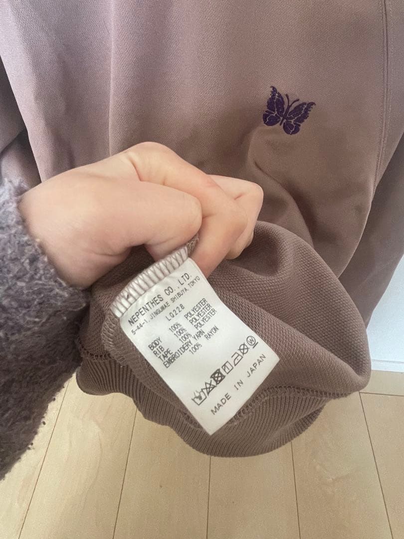 Needlesピンク スウェット Lサイズ