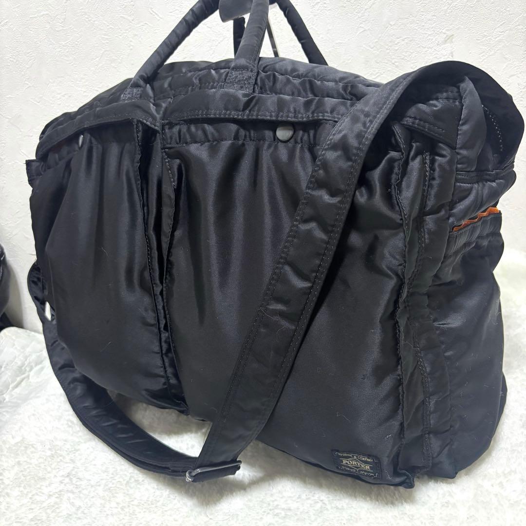 【希少 完売品】ポーター タンカー ボストン 2WAY 黒 ダッフルバッグ 旅行