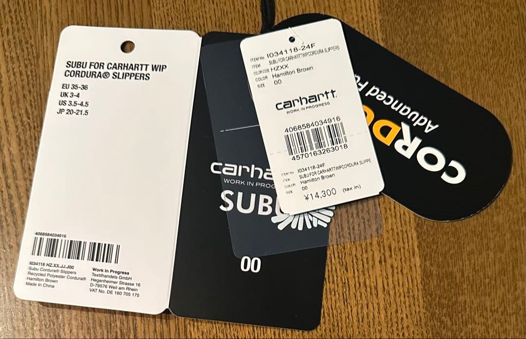 【新品未使用】Carhartt SUBU コラボサンダル　カーハート　スブ