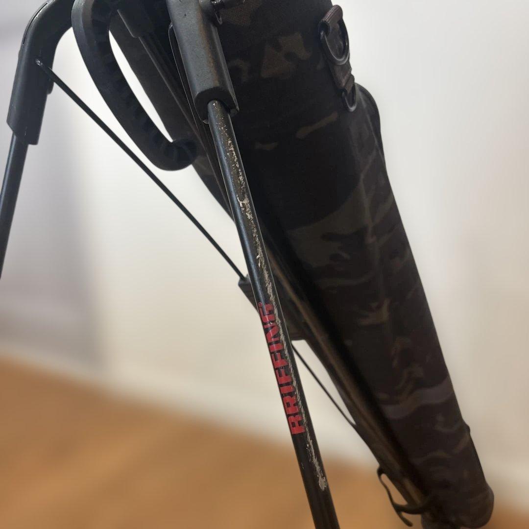 BRIEFING セルフスタンドキャディバッグ　カモフラ迷彩柄